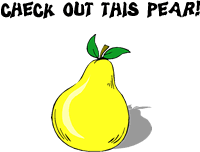 check out this pear!